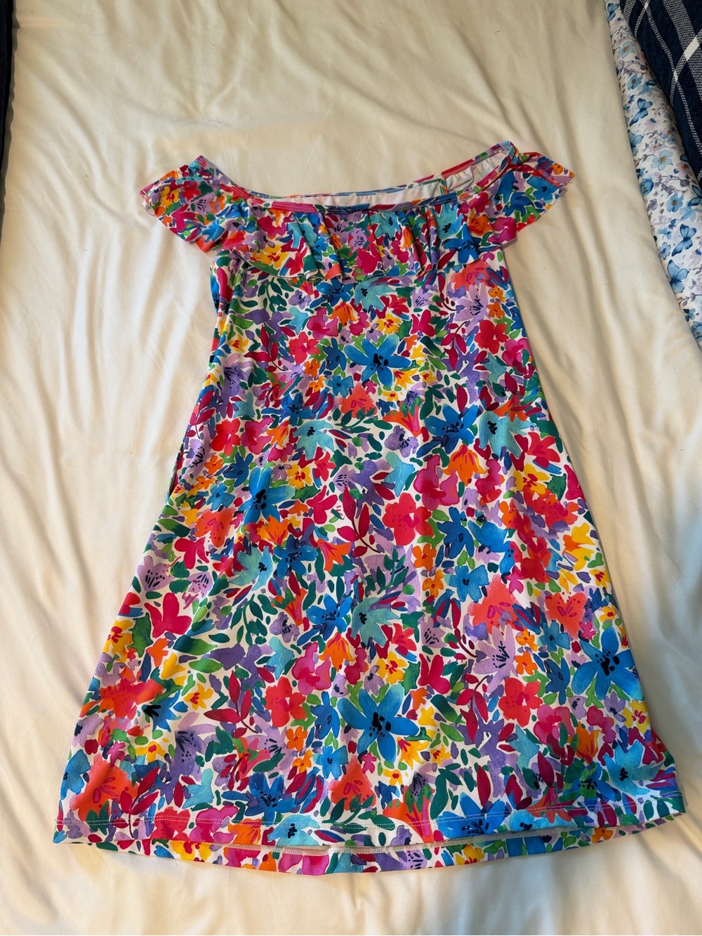 Tommy Bahama multi-color floral print Spa dress with pockets